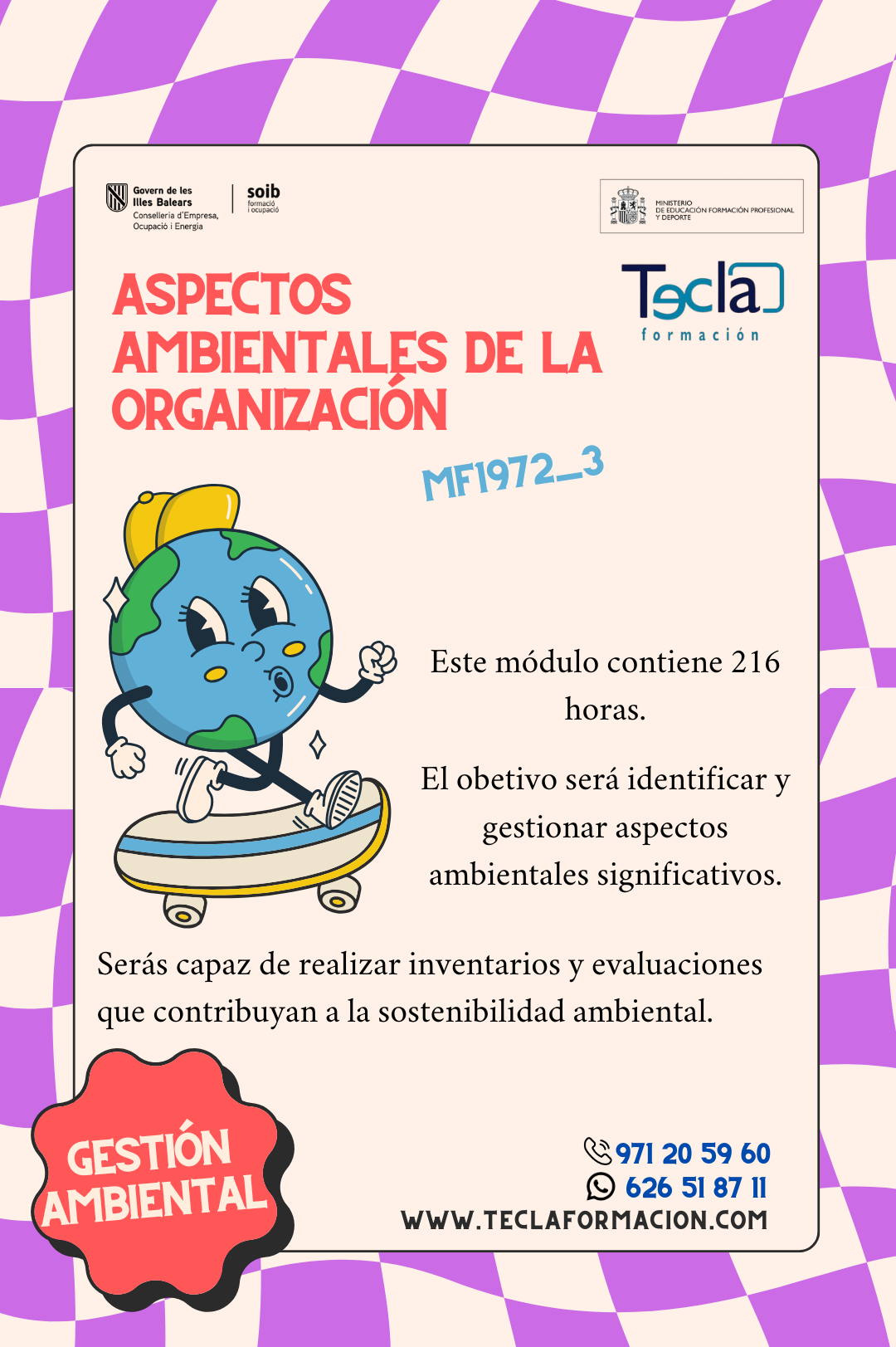 Poster curso GESTIÓN AMBIENTAL