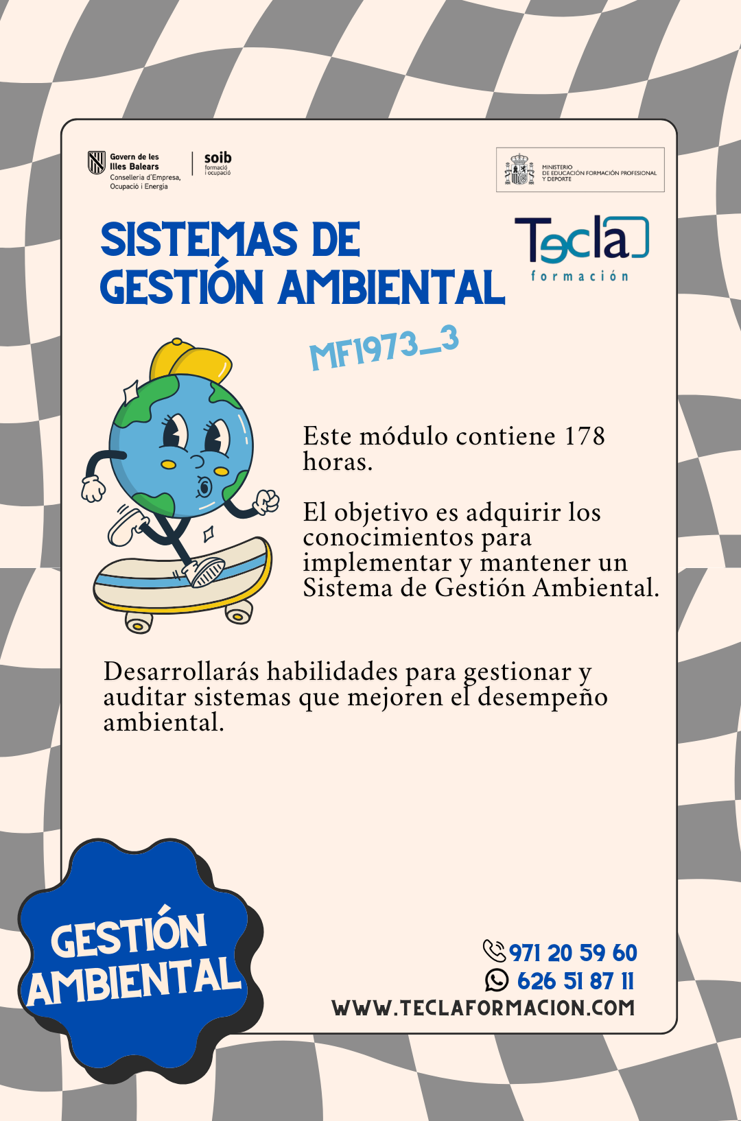 Poster curso GESTIÓN AMBIENTAL