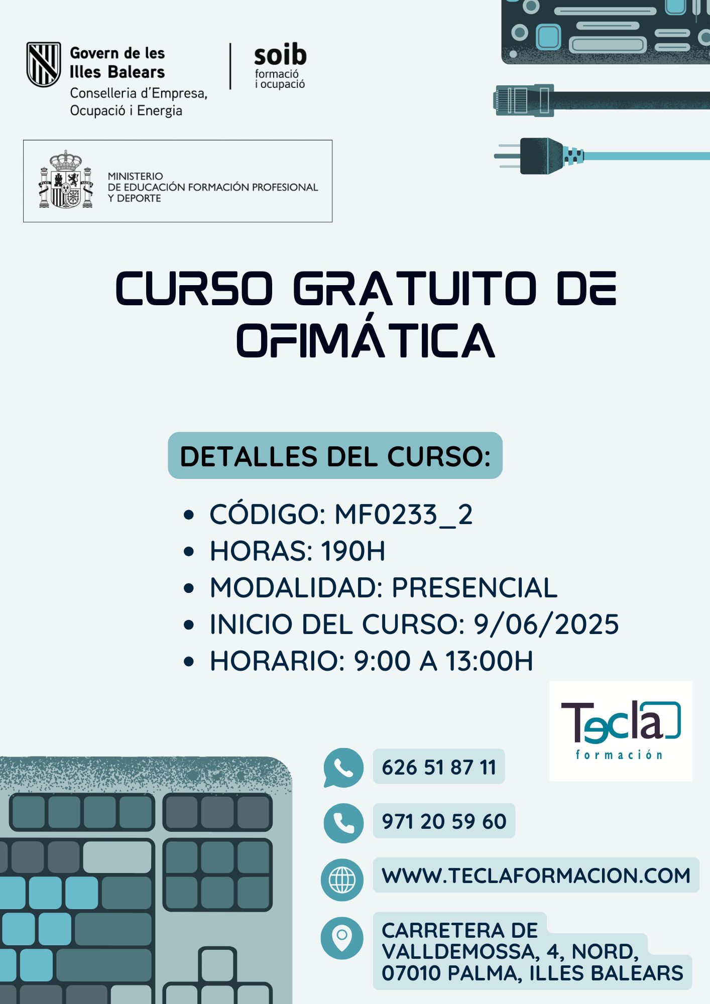 Poster curso ofimática