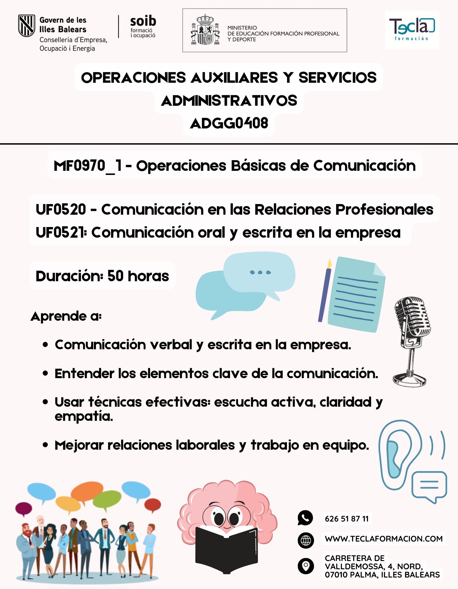 Poster curso auxiliar