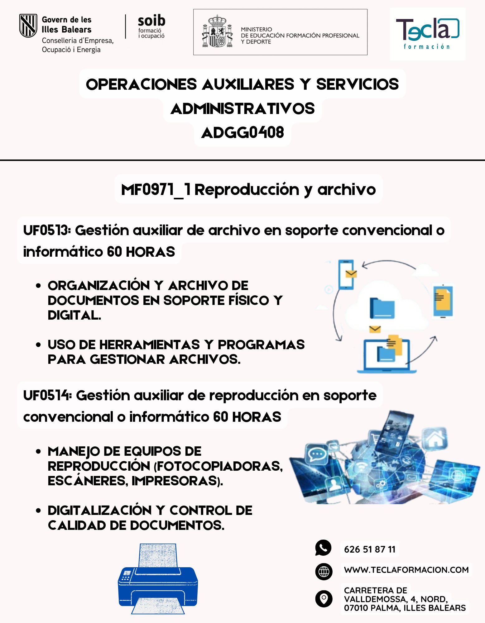 Poster curso operaciones